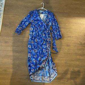 NWT Zara Wrap Midi Dress “The Megane”